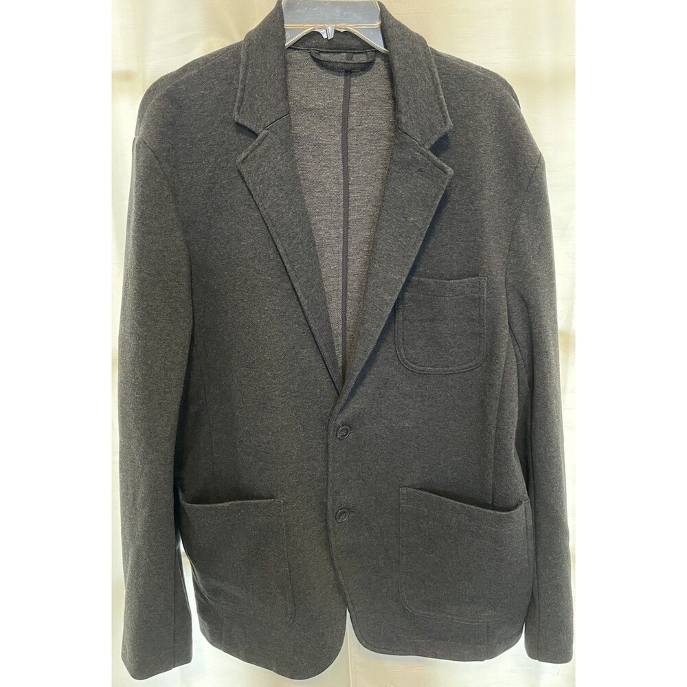 Goodfellow & Co. Blazer Jacket Womens Large Dark Gray Single Breasted Office